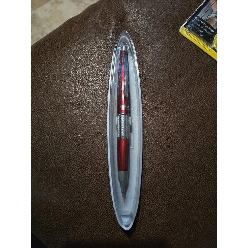 P1035B Pentel Sharp Kerry Mechanical Pencil, 0.5mm, Red, Pack of 1 New In Holder